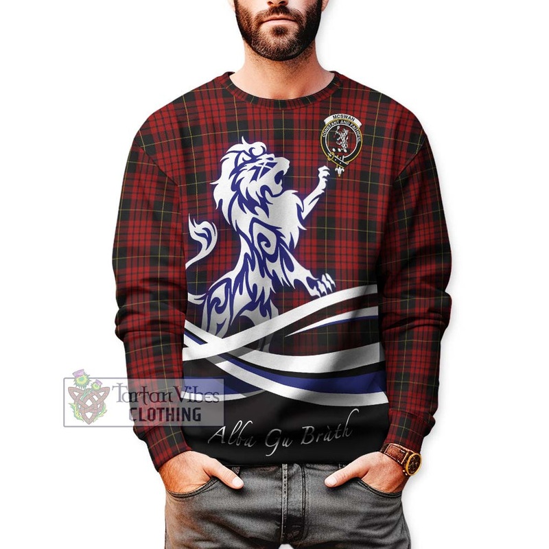 McSwan Tartan Sweatshirt with Alba Gu Brath Regal Lion Emblem