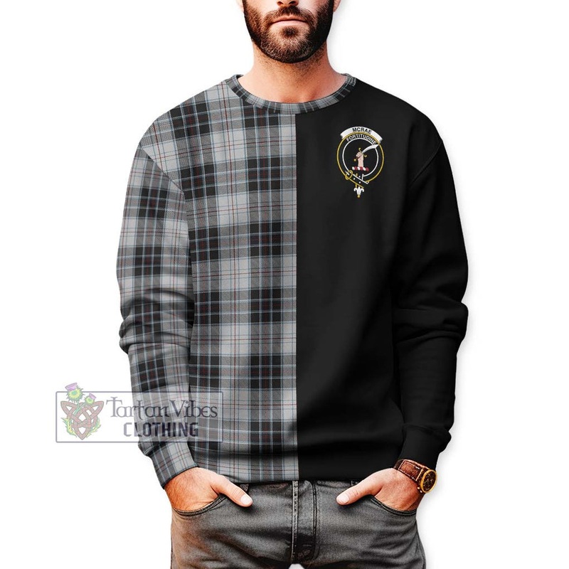 McRae Dress Tartan Sweatshirt with Family Crest and Half Of Me Style