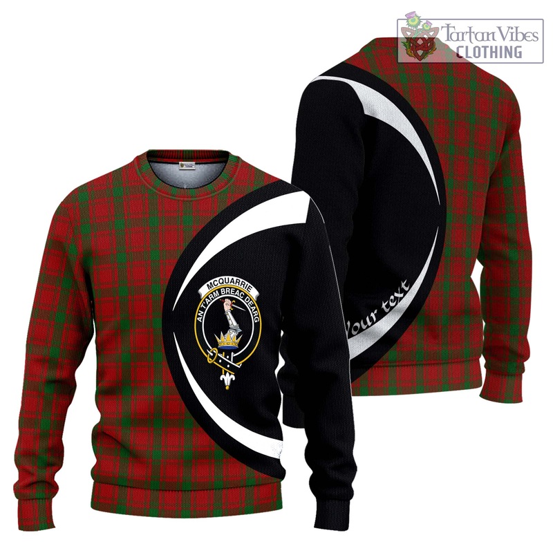 McQueary Tartan Ugly Sweater with Family Crest Circle Style